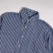 Brooks Brothers ブルックスブラザーズ MADISON FIT チェック柄 BD ボタンダウン 長袖シャツ サイズ XS /ブルー系 メンズ