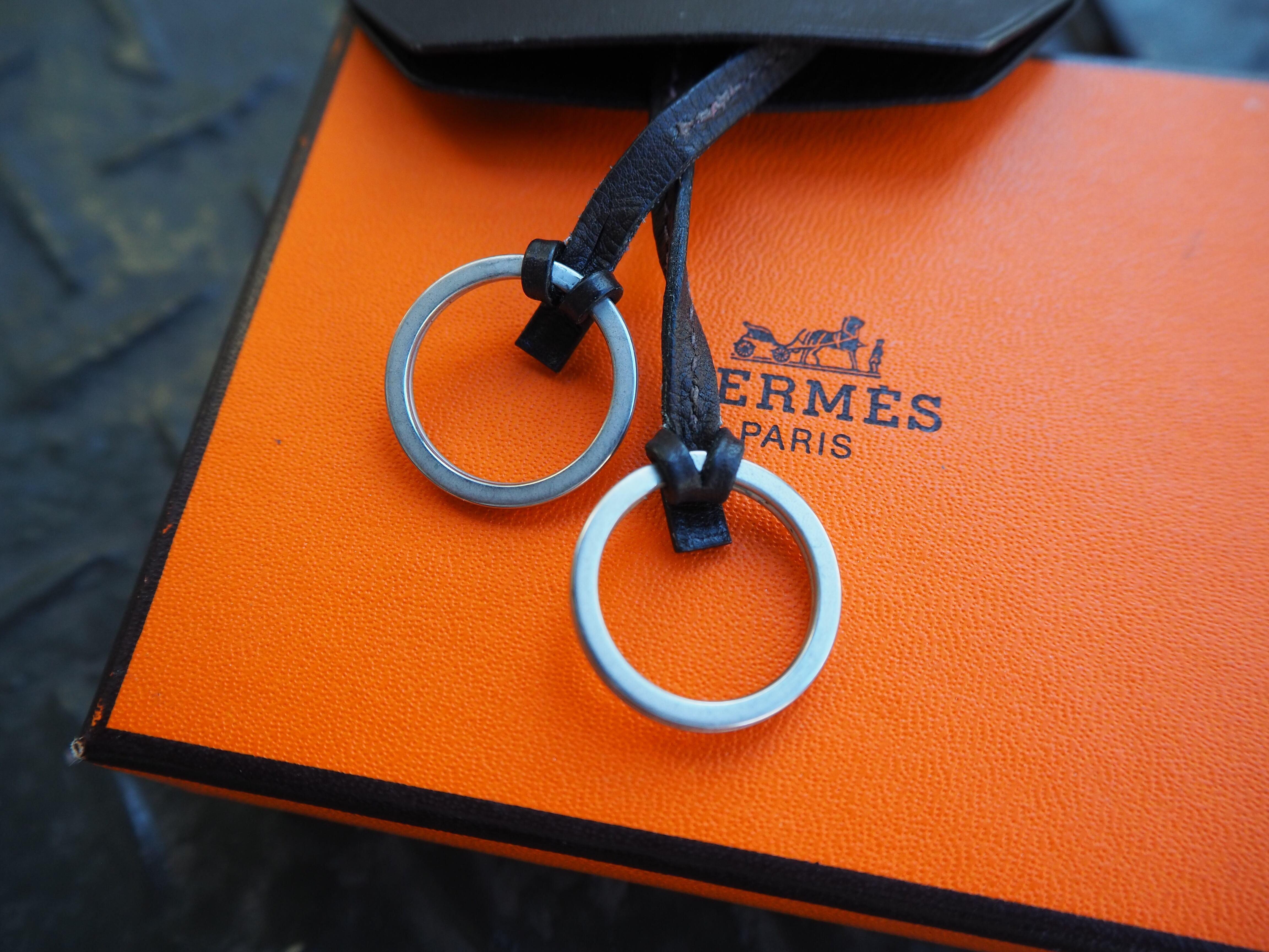 Vintage HERMES Clochette Leather Necklace □C刻印 | COSMO LIFE STORE