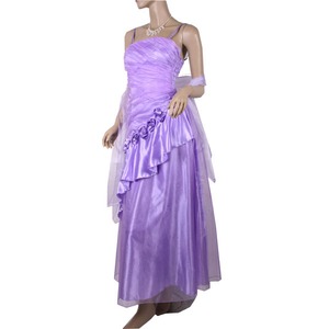 ★送料無料★フリ－（F)☆優雅ロ－ズロングドレス[DRN9016]