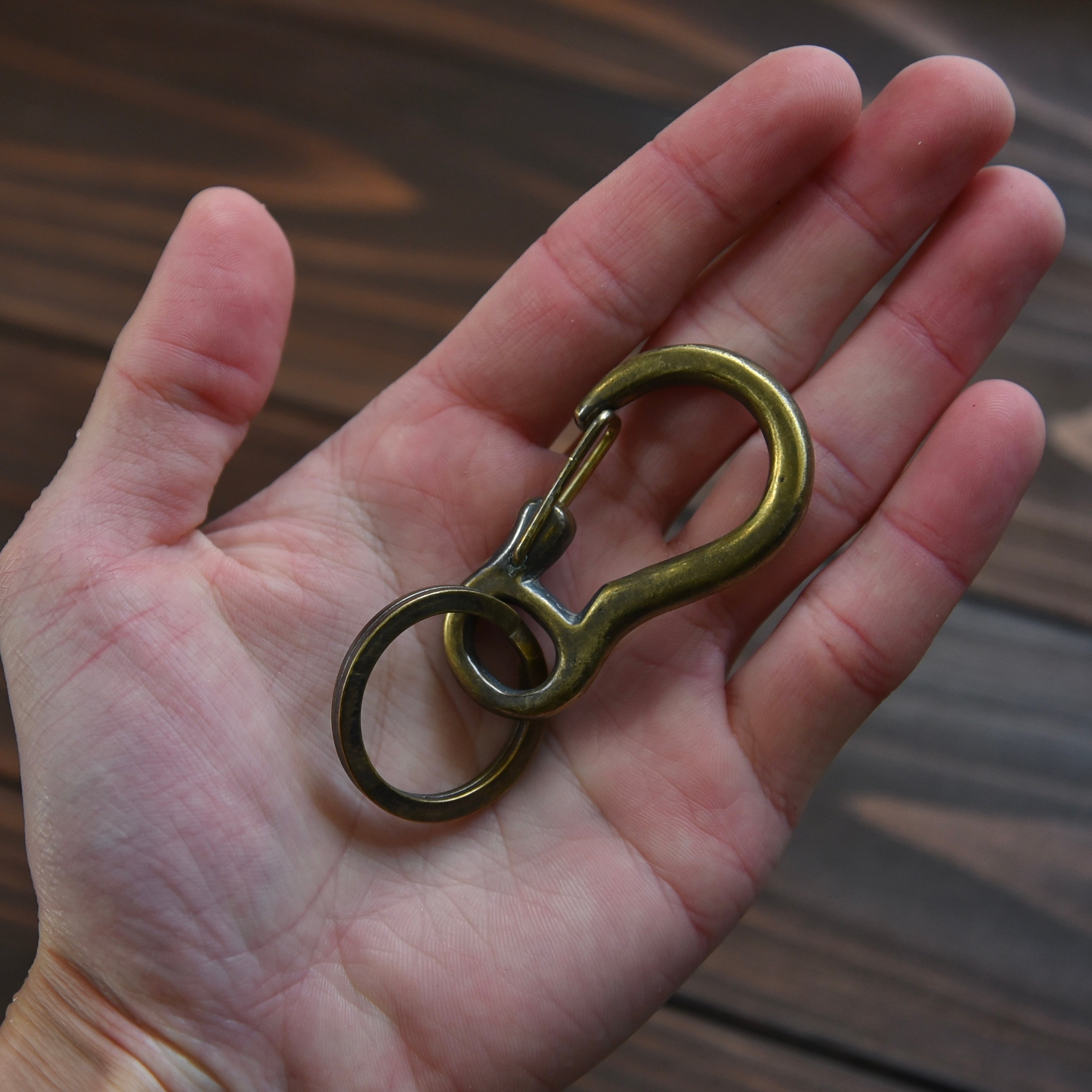 Hand Made Vintage Carabiner Key Ring Made in Japan / キーリング Hand Made Vintage Carabiner Key Ring Made in Japan / キーリング