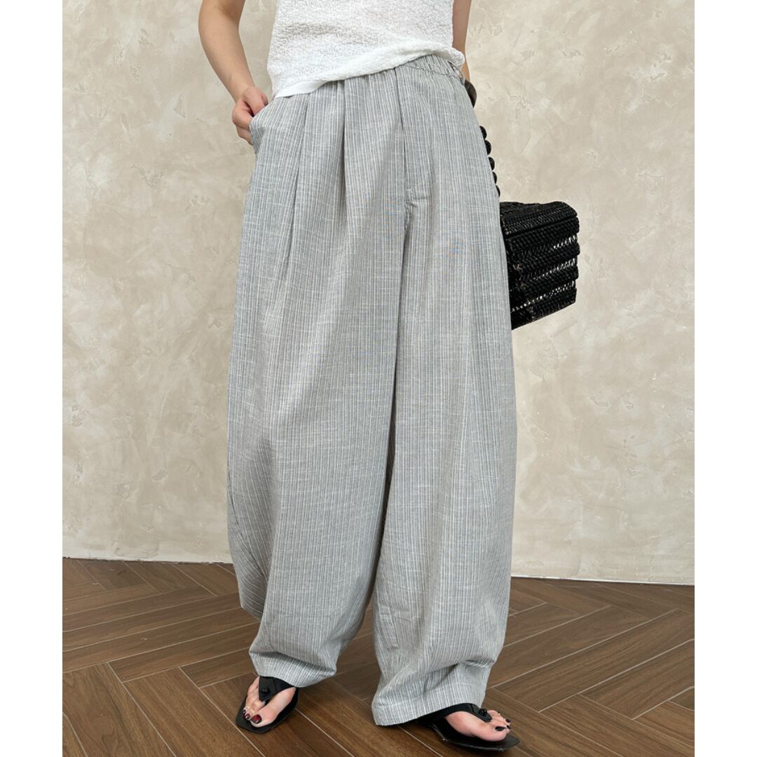 loose wide-leg pants k0786