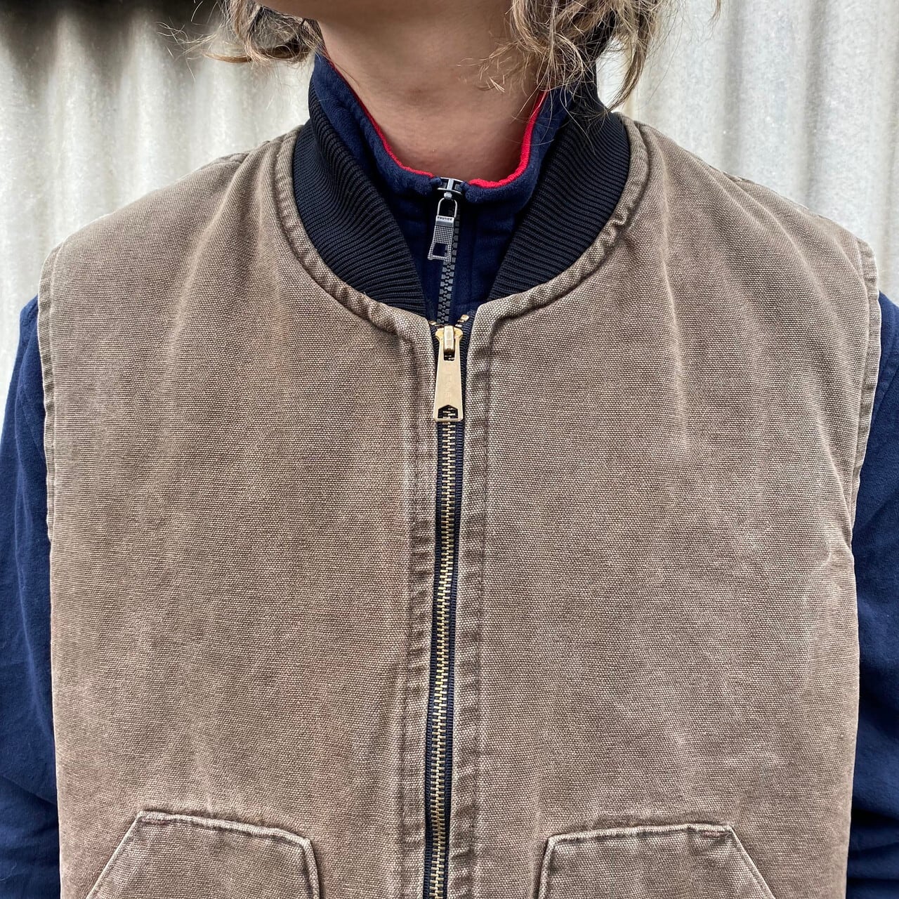 80年代 USA製 Carhartt カーハート ダック地 ワークベスト 80年代 USA製 Carhartt カーハート ダック地 ワークベスト