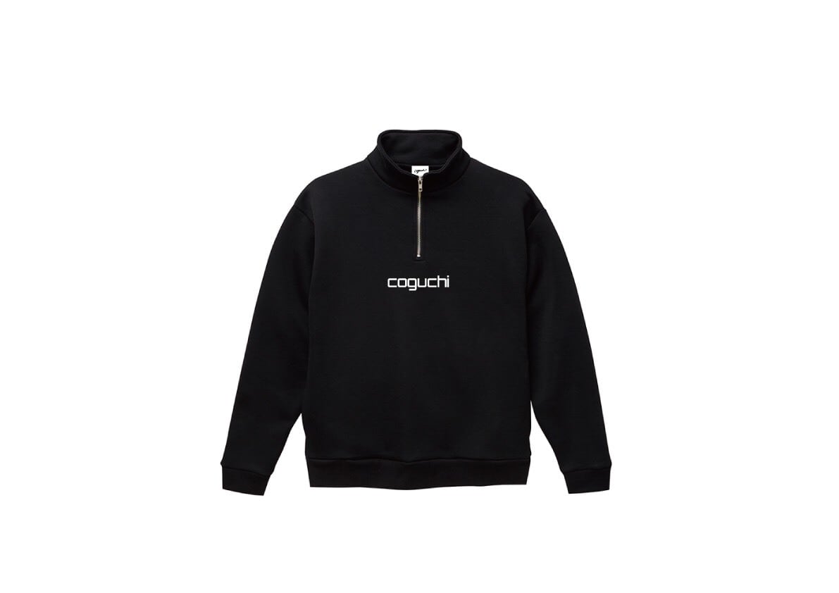 coguchi H-ZIP sweat (BLK)