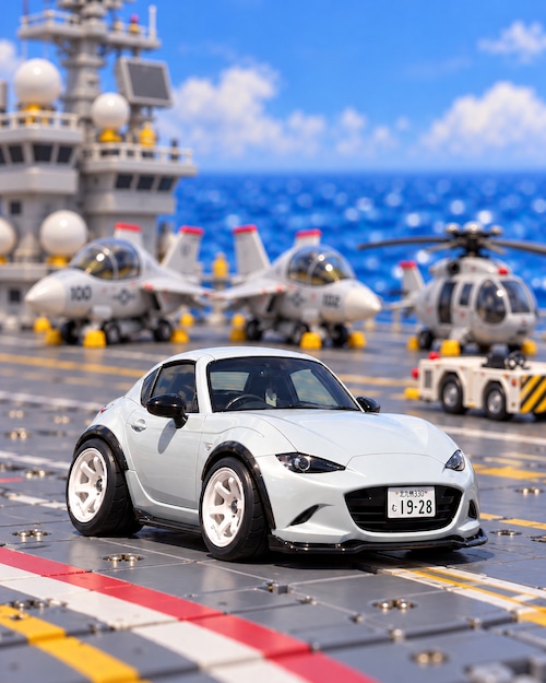 PREMIUM DEFORMED TOY ATLANTIC AIRCRAFT CARRIER DECK