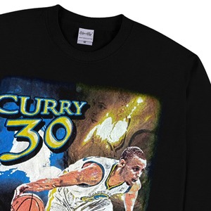 【トップス】男女兼用Stephen curry  vintage ゆったりとしたプリントの長袖Tシャツ 2202281917J