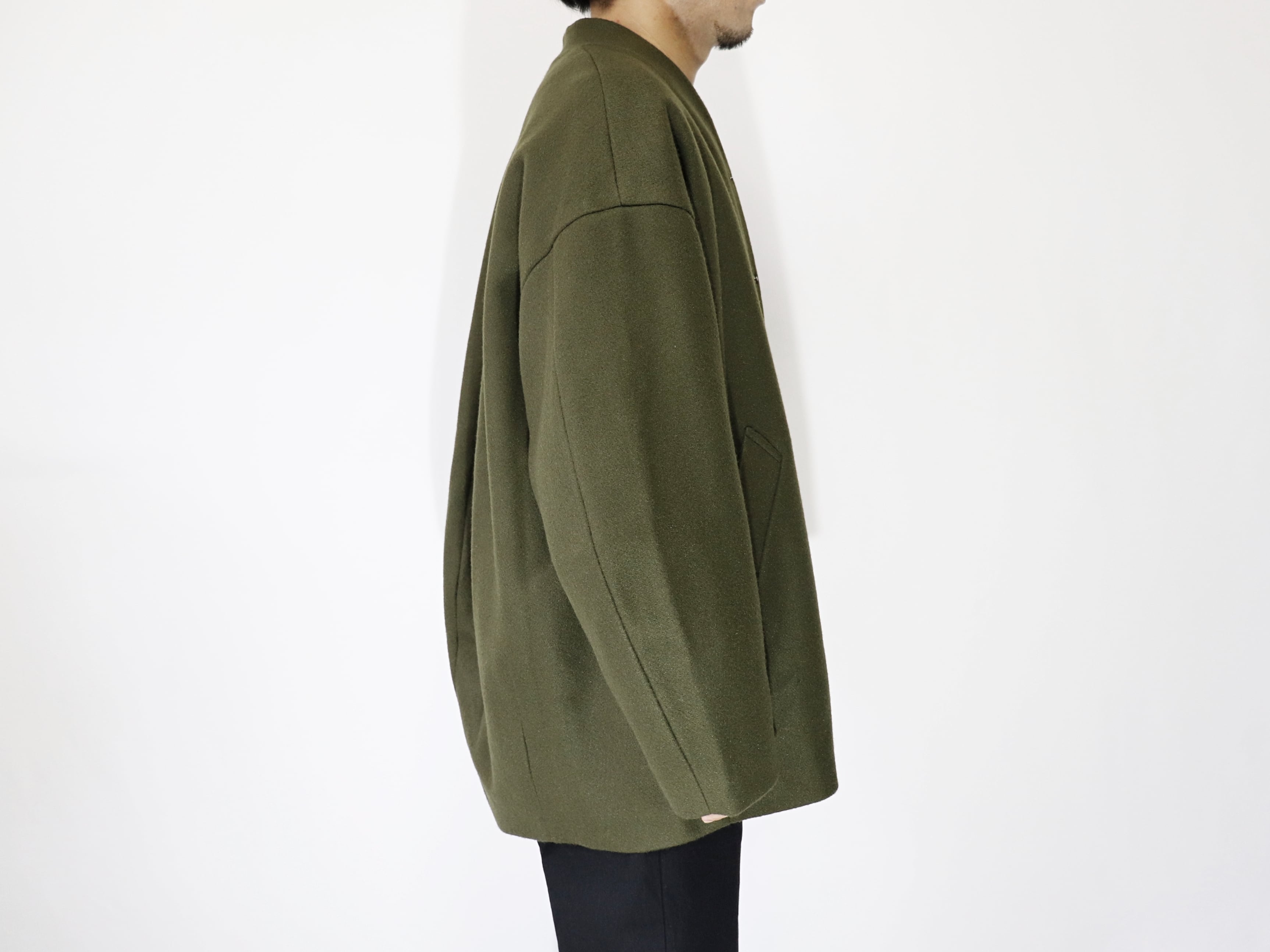 KELEN / NO COLLAR EGG JACKET 