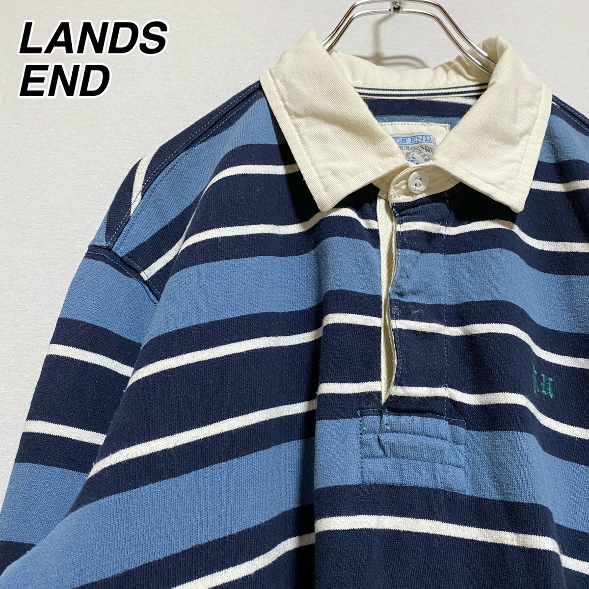 Vintage LANDS END Logo Shirt 古着屋 LOW PRICE PARK