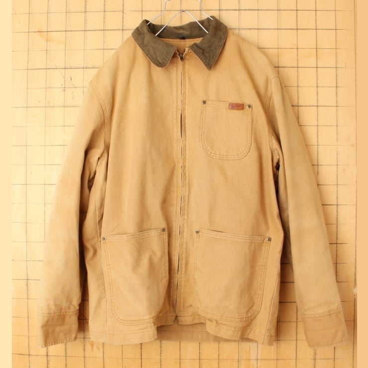 90s USA製 Woolrich ウールリッチ ダック カバーオール ジャケット