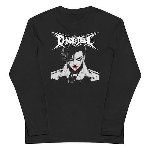 D-Mad Devil キャラクター ロングスリーブ Tシャツ(グレー)