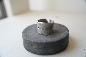 指輪「輪っか」　アルミ　鈴木友紀　約20号