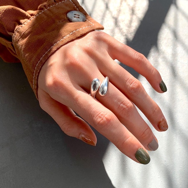 Swoosh Line Ring / Silver925(金属アレルギー対応)