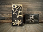 SofferAri Jewelry ソファーアリ  samsw3000 MR. SUE WALLET WITH SPIDER WEB AND CROSSES Black&Camo