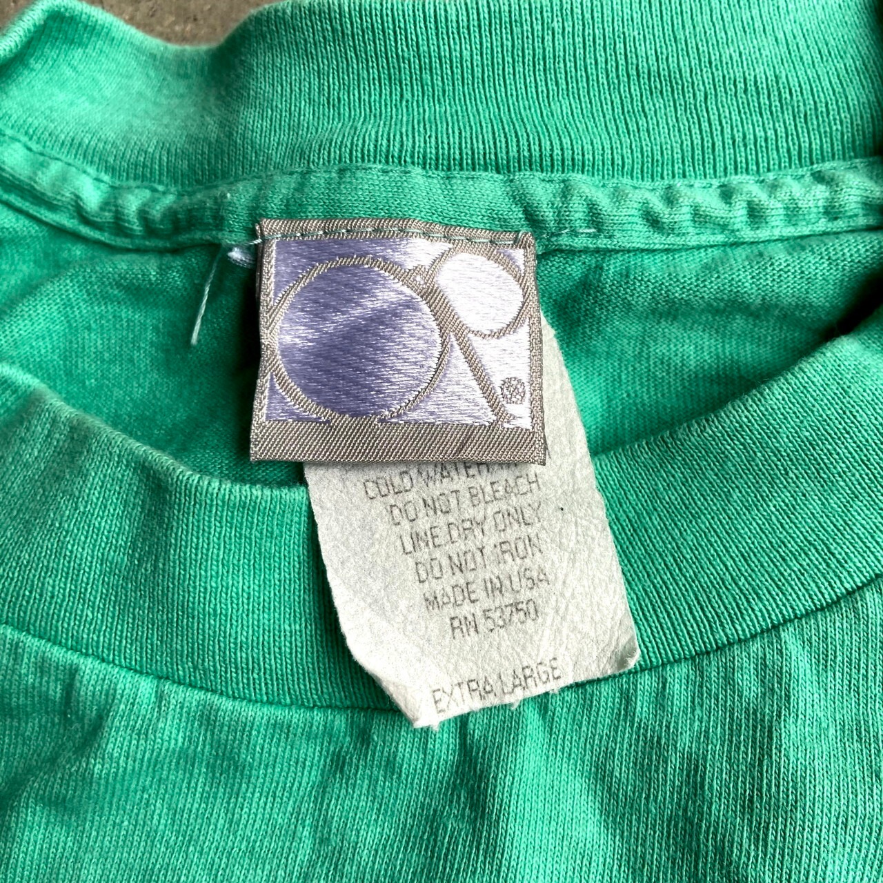 90年代 USA製 Op オーシャンパシフィック 魚 グラフィック 両面 