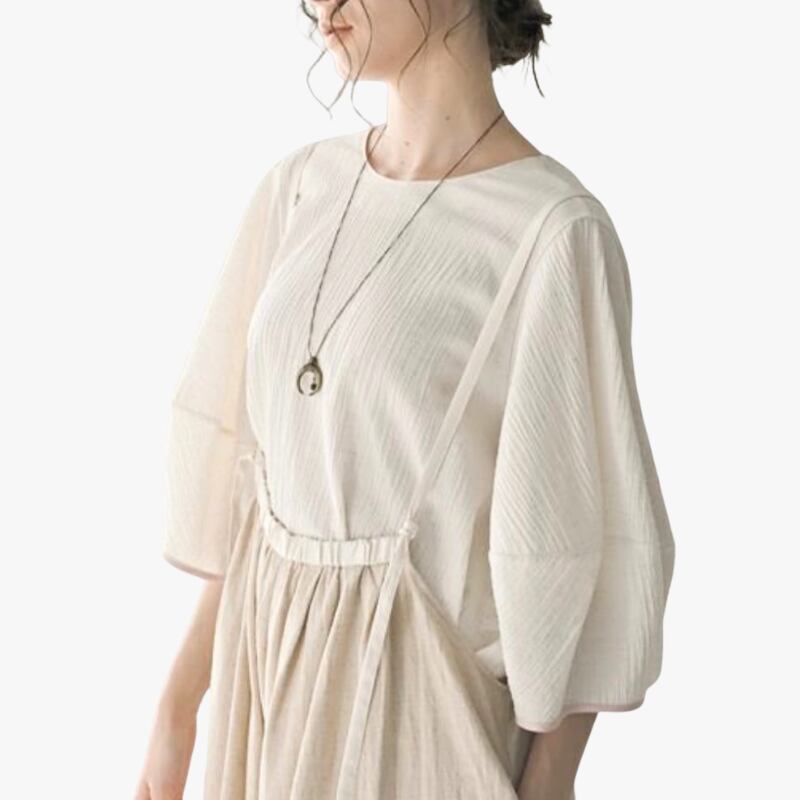 【 akane 】コクーンショートブラウス