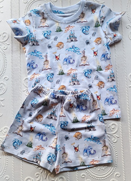 【My Little Pie 】⭐3y-8y⭐ Pyjama Set PJ005～Castle