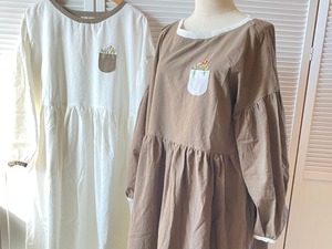 花ふわりワンピース<モカブラウン> | from closet