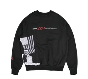 2color TGFCLUB star stripe sweat