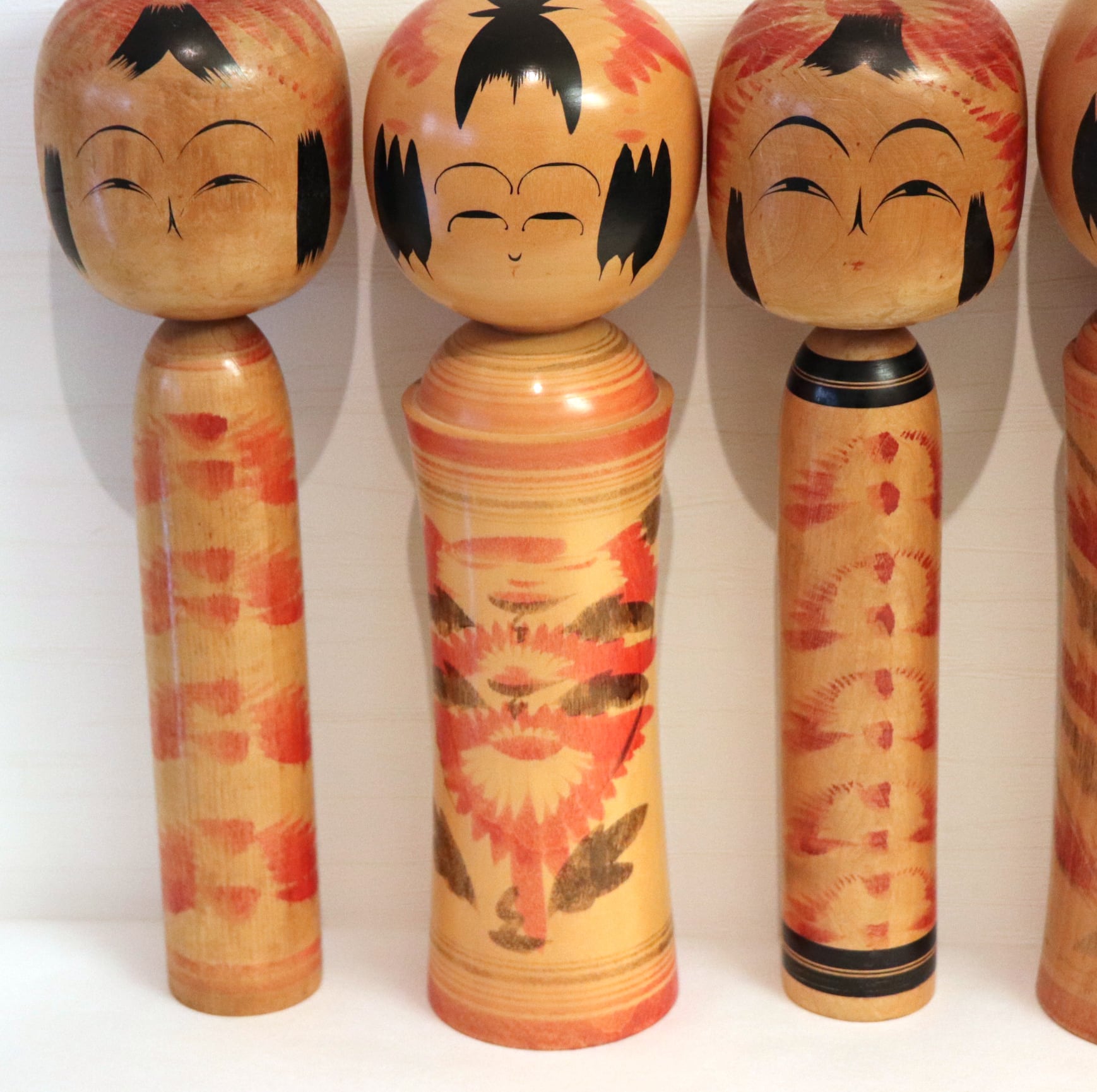 こけし・遠刈田系・山形系・創作系等・7体セット・No.200813-12・梱包