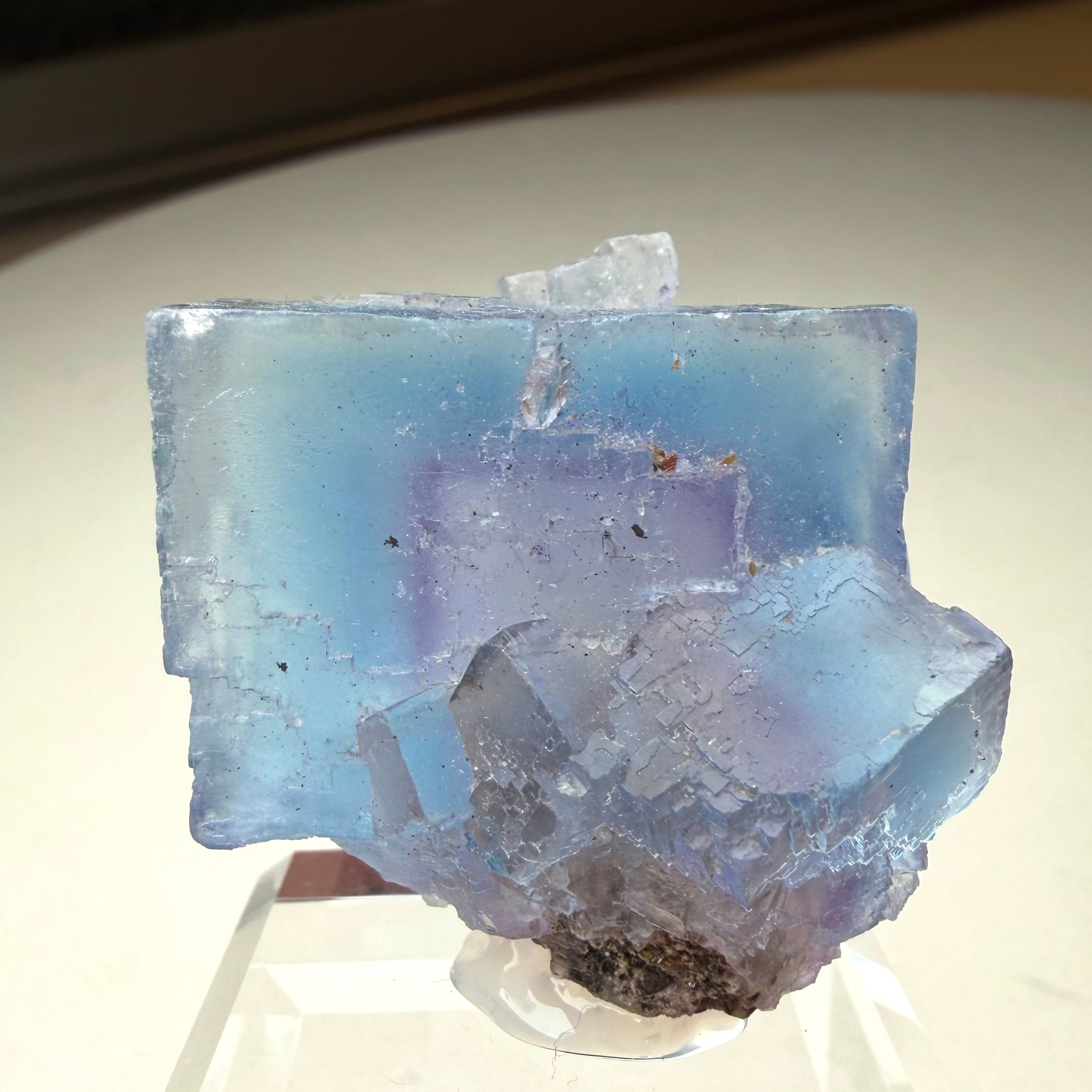 【結晶は珍しい】ペーニャ産フローライト 47×41×28mm フローライト【Fluorite】アメリカ産 | PEANUTS MINERALS