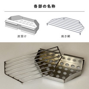 Sumiyaki for UM Fire Pit 専用焼き網＆炭受けセット