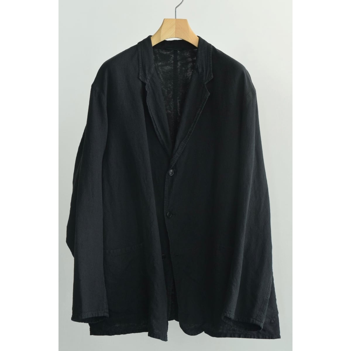 COMOLI | シルクコットン ジャケット　ブラック　2番　26SS COMOLI ｜シルクコットン ジャケット | HJ GALLERY