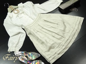 ★送料無料★9号(M)☆ブラウス＆スカ－ト2点セット(OPN3757)