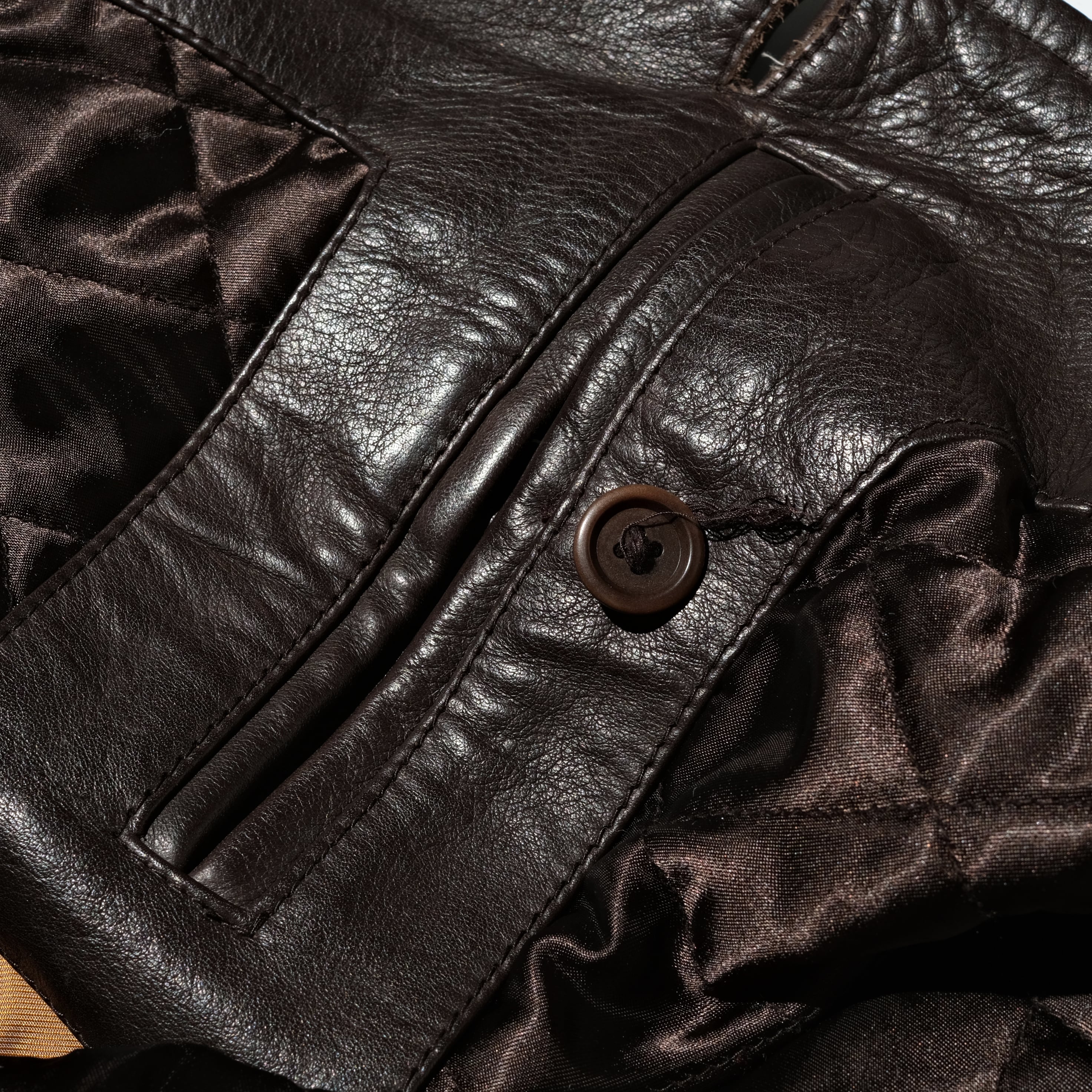 00's GAP leather car coat [XL] | goodbuy