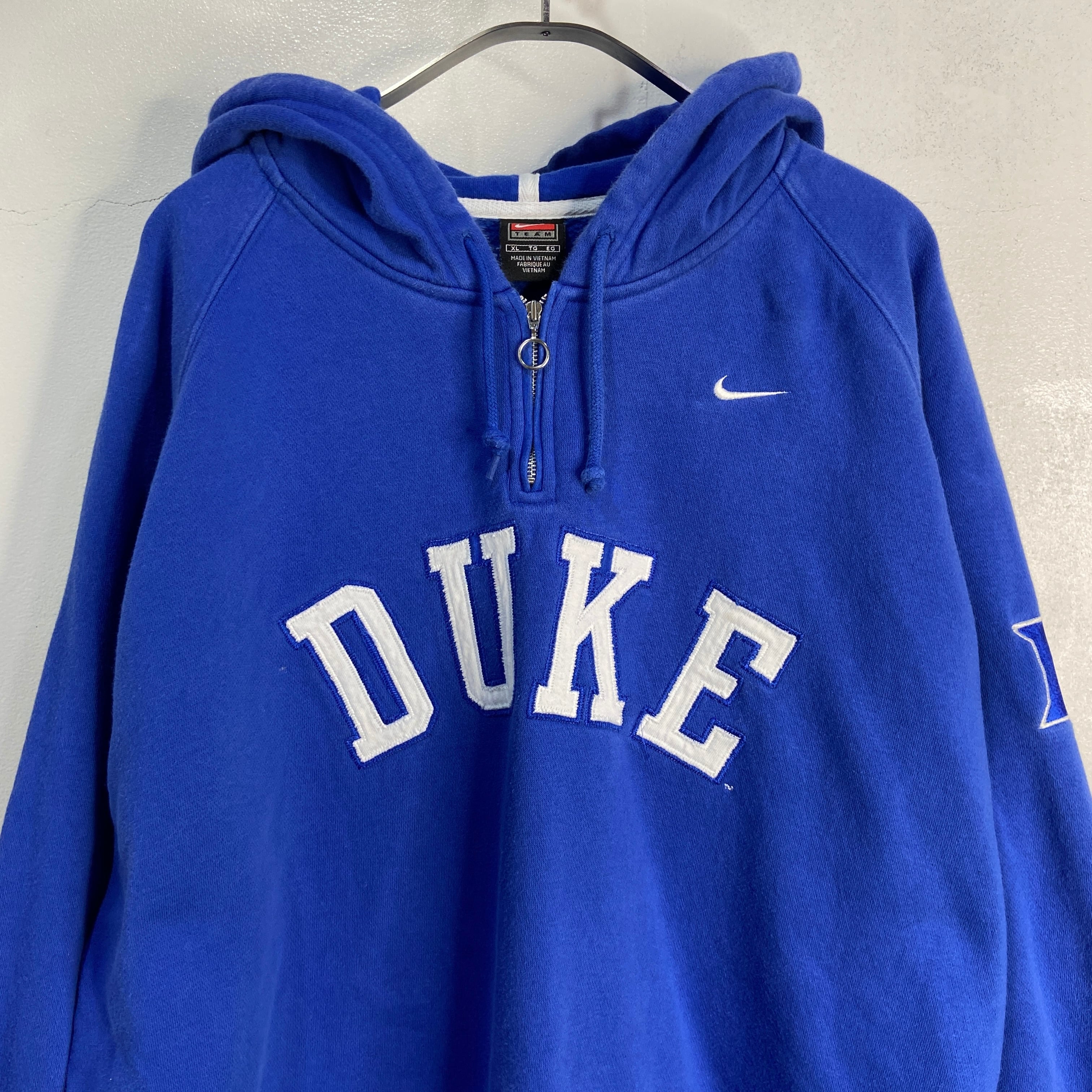 希少 DUKE デューク大学 NIKE ナイキ スウェットパーカー ロゴワッペン