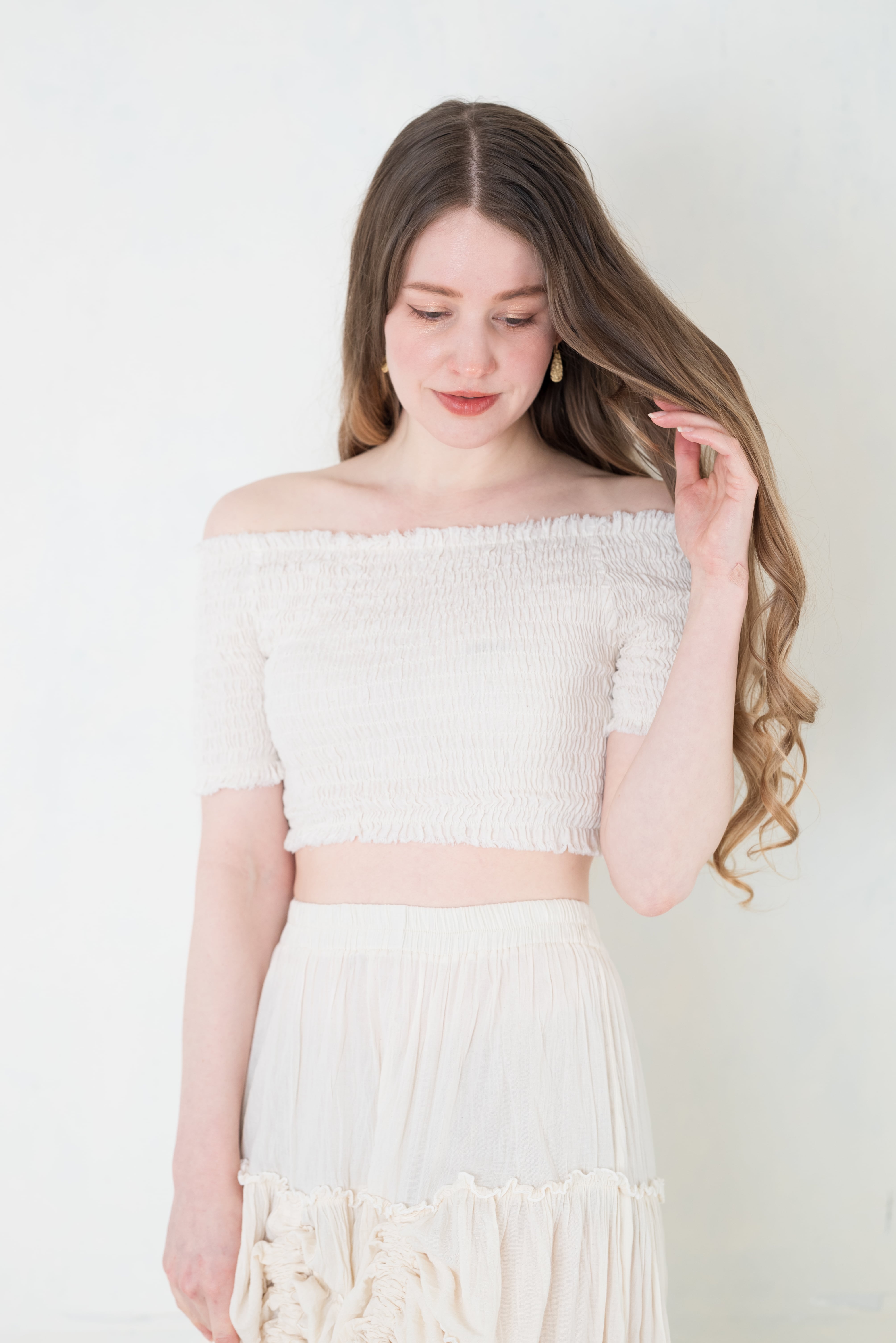 Elme(エルメ)余白の美/オーガニックコットントップス