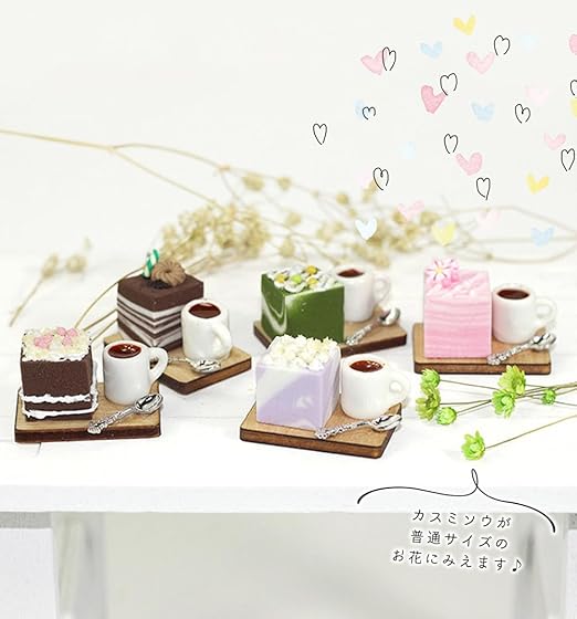 ミニチュア◆桃のスイーツセット◆ No.171◇◇ 桃のスイーツセット ◇◇ミニチュアスイーツハンドメイド