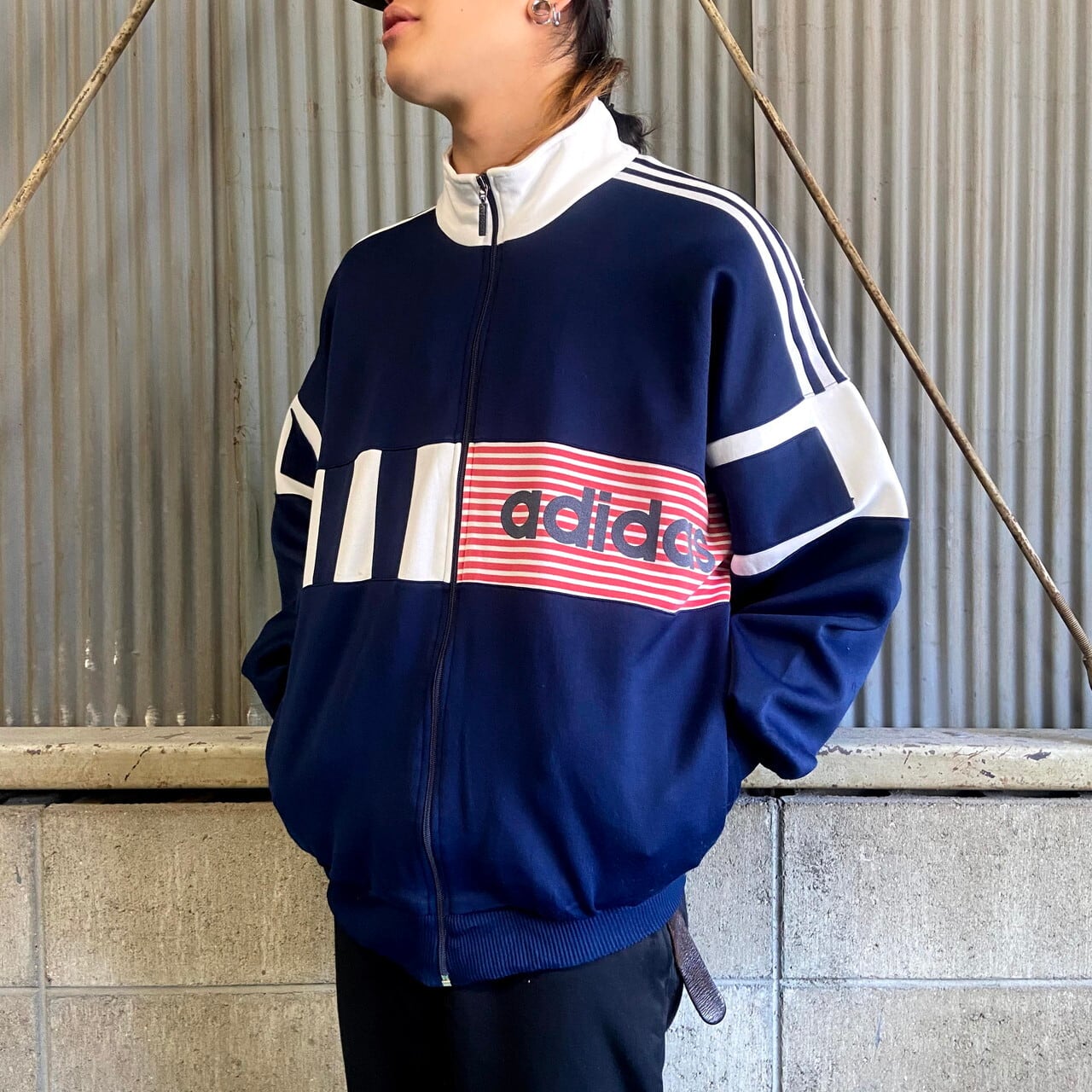 レアカラー 90's 万国旗タグ adidas アディダス スウェット 常田大希