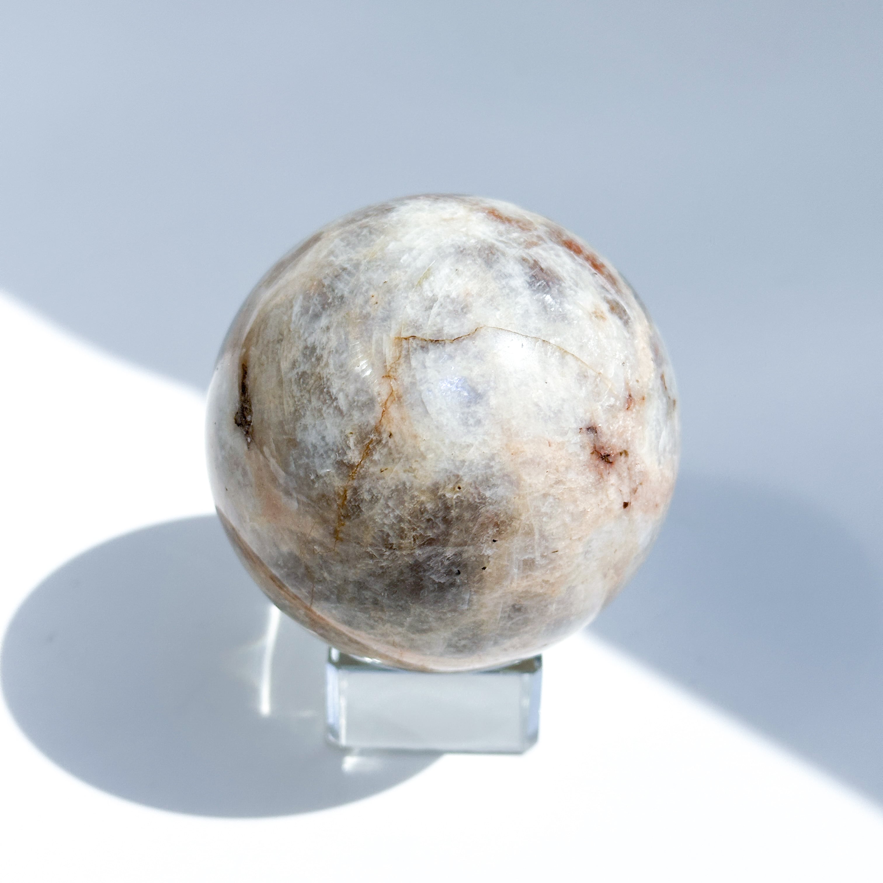 サン＆ムーンストーン スフィア（丸玉）32◇Sun & Moon Stone Sphere