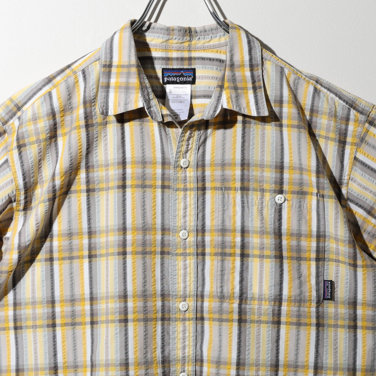 極美品 M 10年 Puckerware Shirt Patagonia パッカーウェアシャツ パタゴニア  シアサッカー