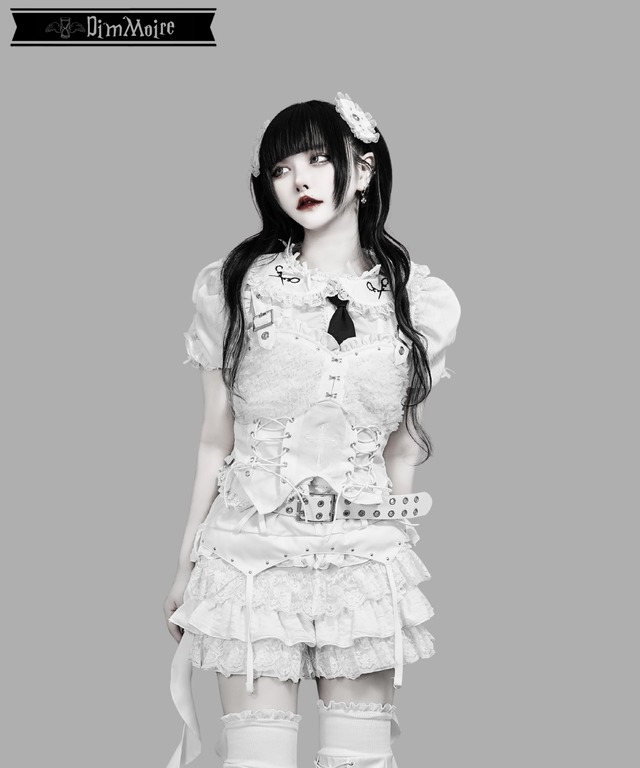 Fallen Frillショートパンツ‎【White】