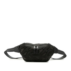 バーバリー TBモノグラム ソニー ウエストバッグ バムバッグ 8043707 ブラック ナイロン レザー メンズ BURBERRY 中古
