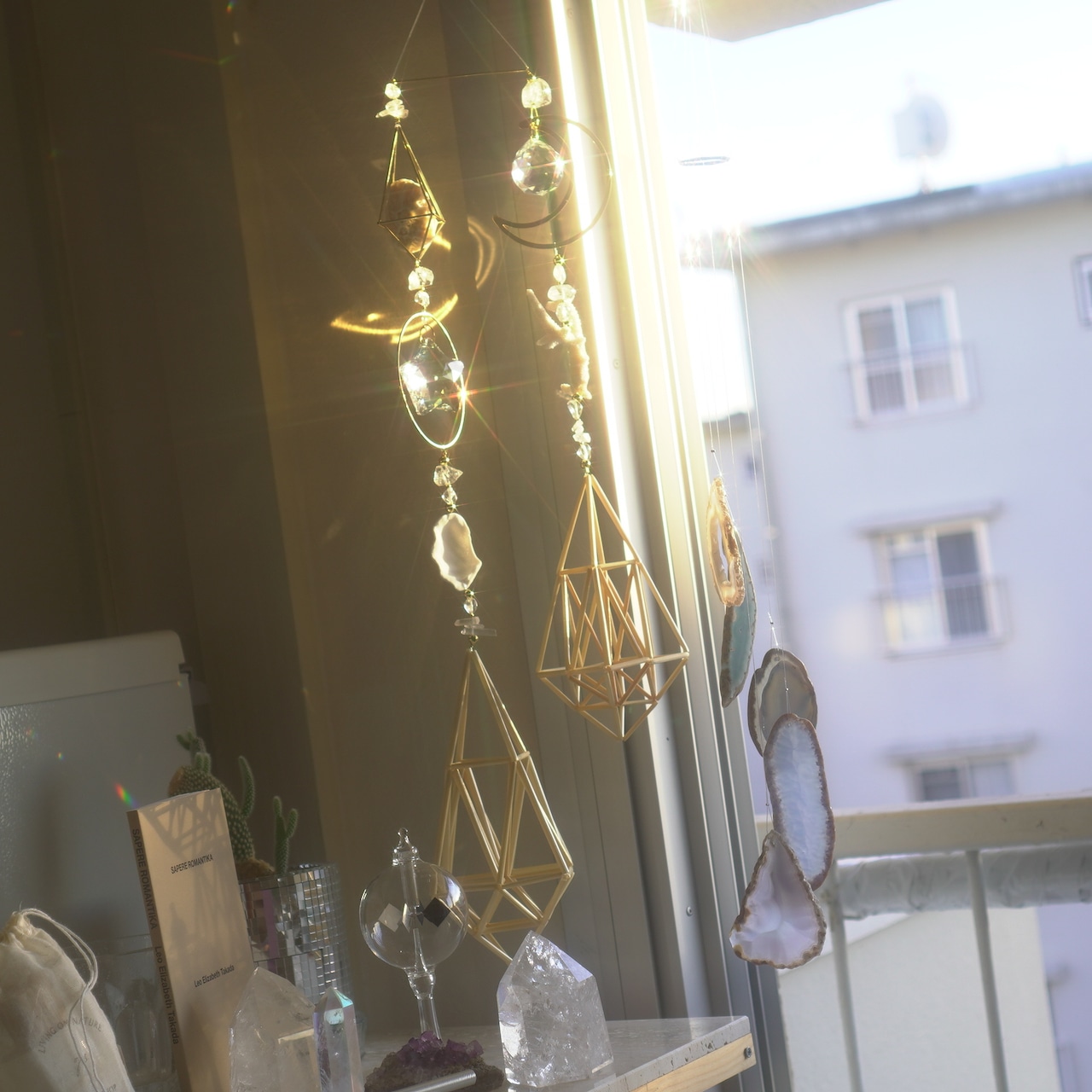 海の光のヒンメリ - W - ✧ Moon Star / Ocean Origin Light