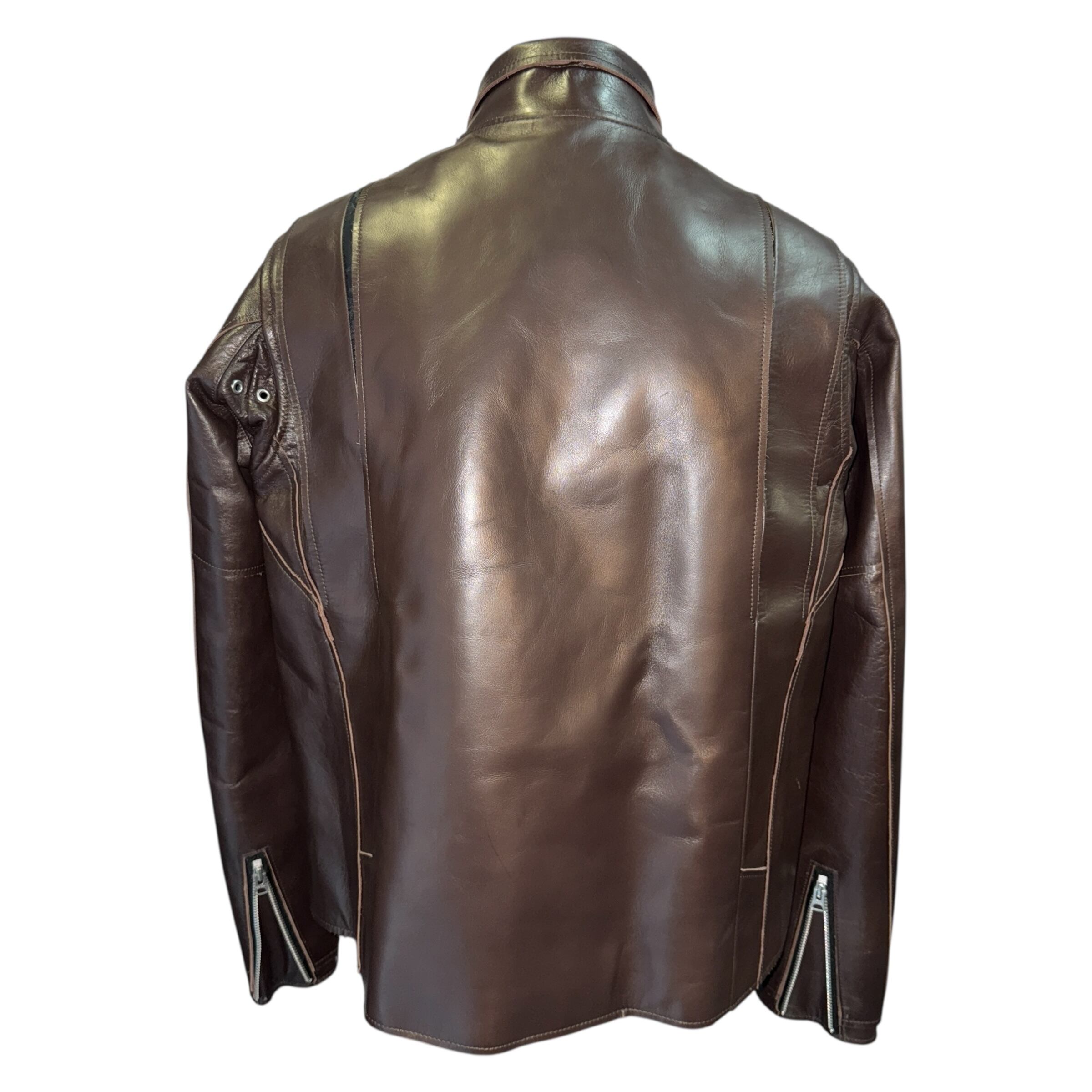 sacai】サカイ レザージャケット ブラウン SIZE：2