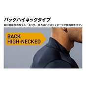 おたふく手袋 夏用インナー 長袖ハイネック EＶO[コーデュラ ライクラ 全面消臭 コンプレッション 接触冷感] JW-727 ブラック Lサイズ