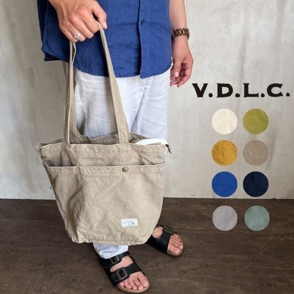 倉敷帆布 VDLC ショルダージップトート VC49