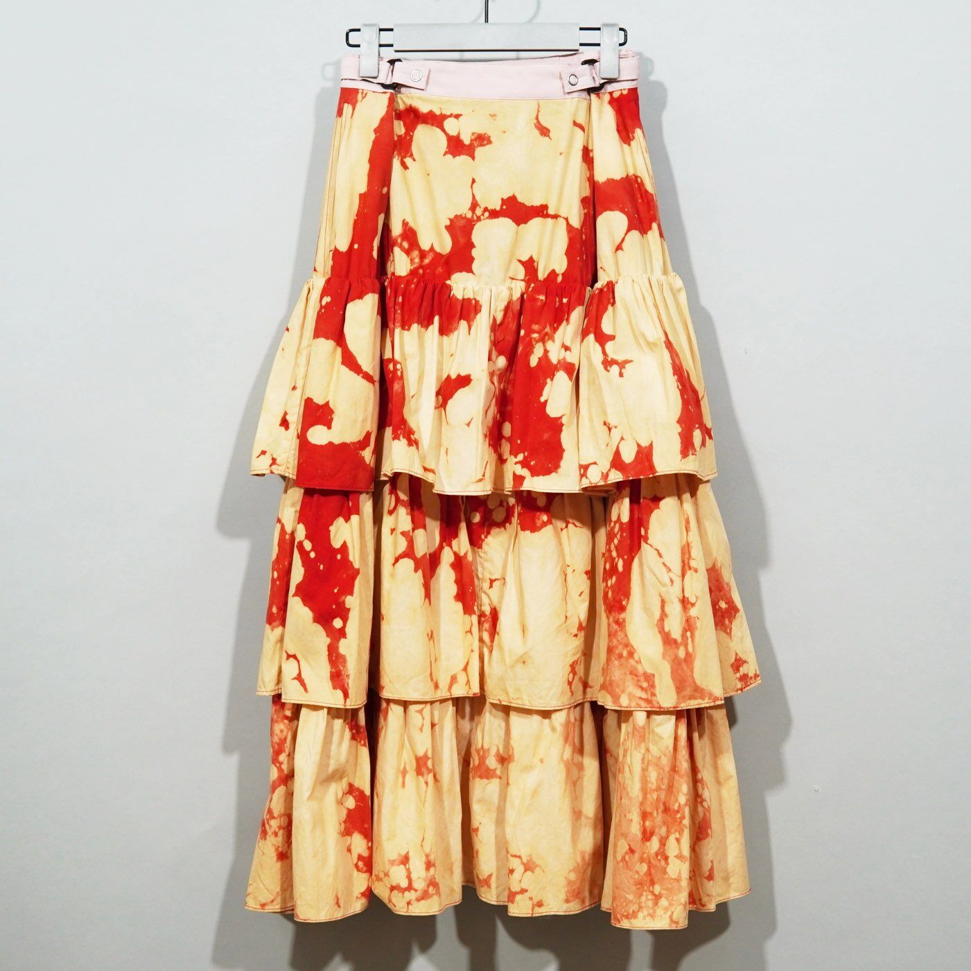 NON TOKYO BLEACH TIERED SKIRT (RED) NON-22S-0314 | IAAAM ONLINE STORE