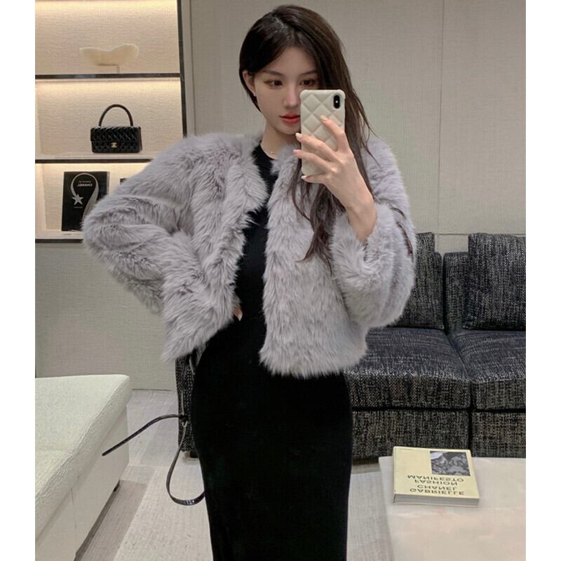 ルーズファーコート オータムウィンターウェストドレス ロング 秋物 冬物 ガールズファッション21338097475