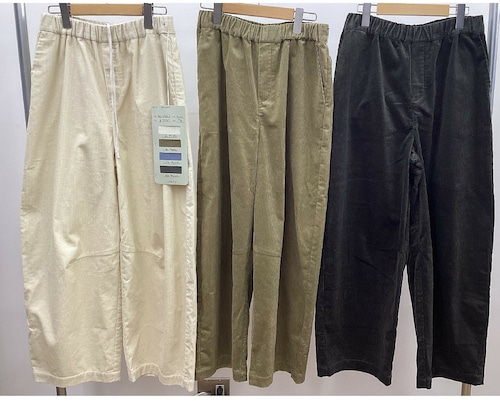 8Wコーデュロイ　バレルパンツ