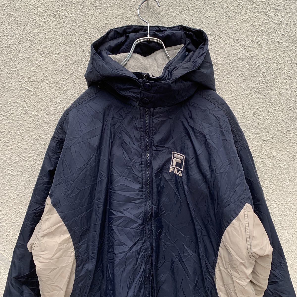 FILA 中綿 ナイロンジャケット XLサイズ フィラ ビッグサイズ