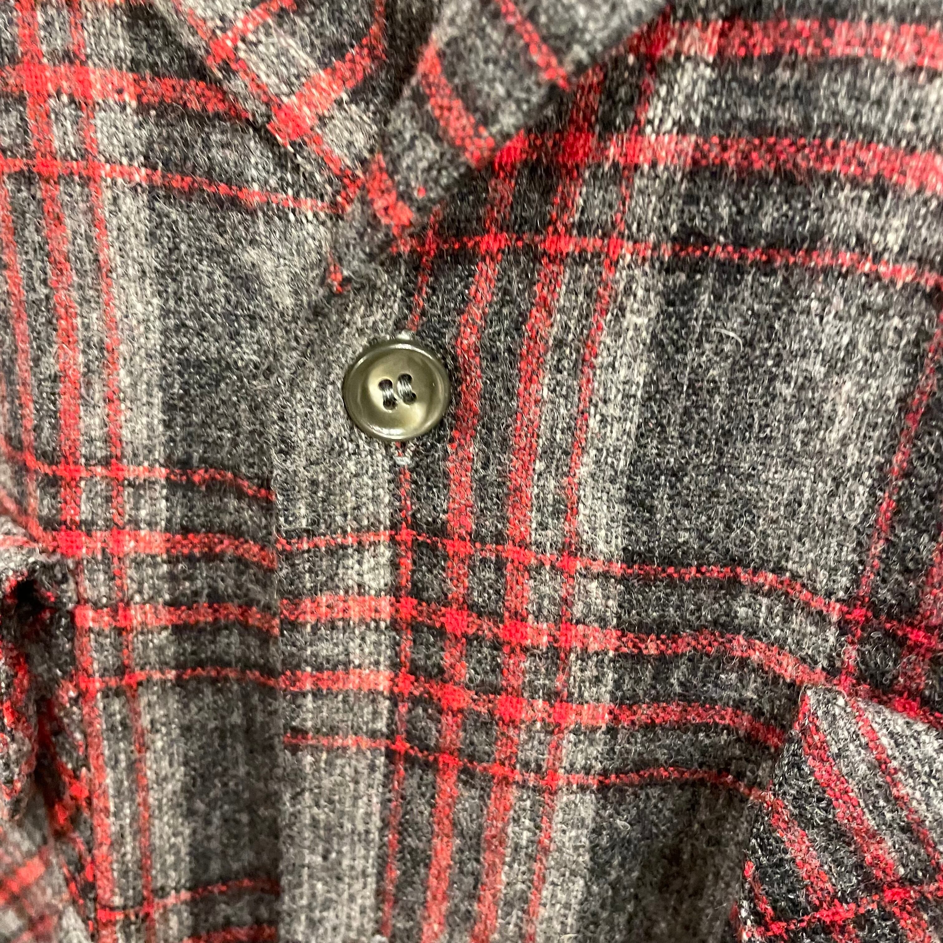 60s Wool O The West Wool Open Collar Shirt | VOSTOK