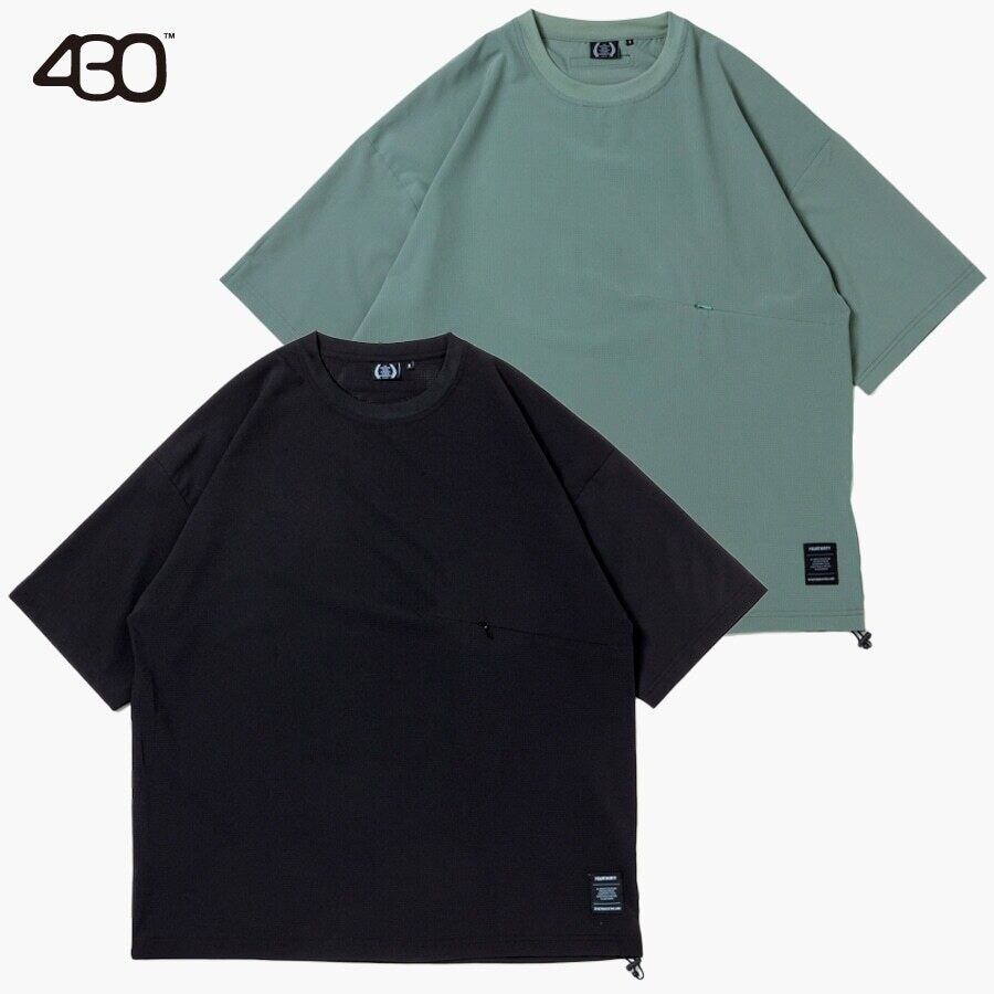 430 : S/S MESH BIG TEE