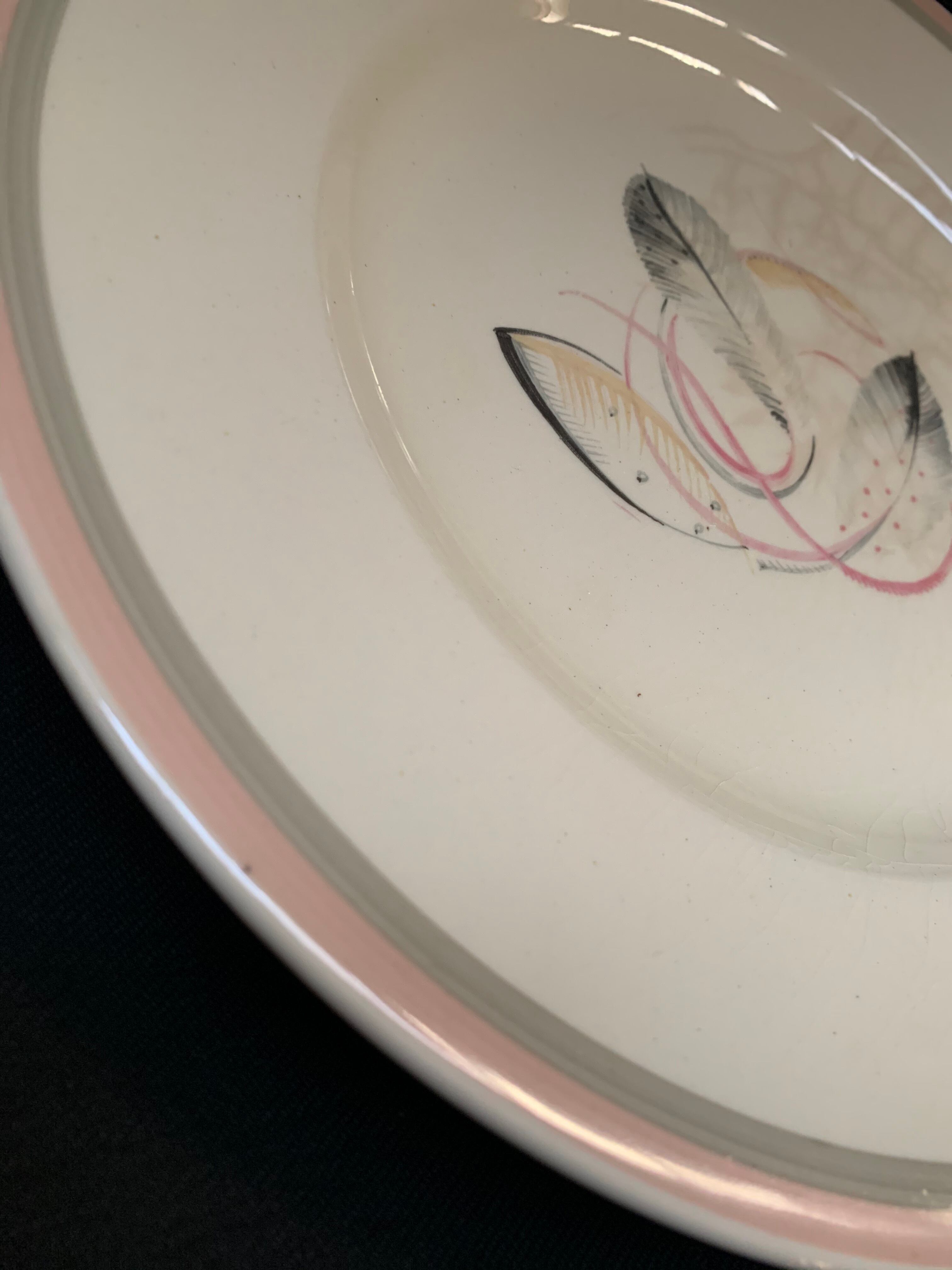 England 1932's Susie Cooper スージークーパー Gray leaf