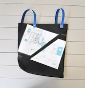 変型トート(青)・Rio