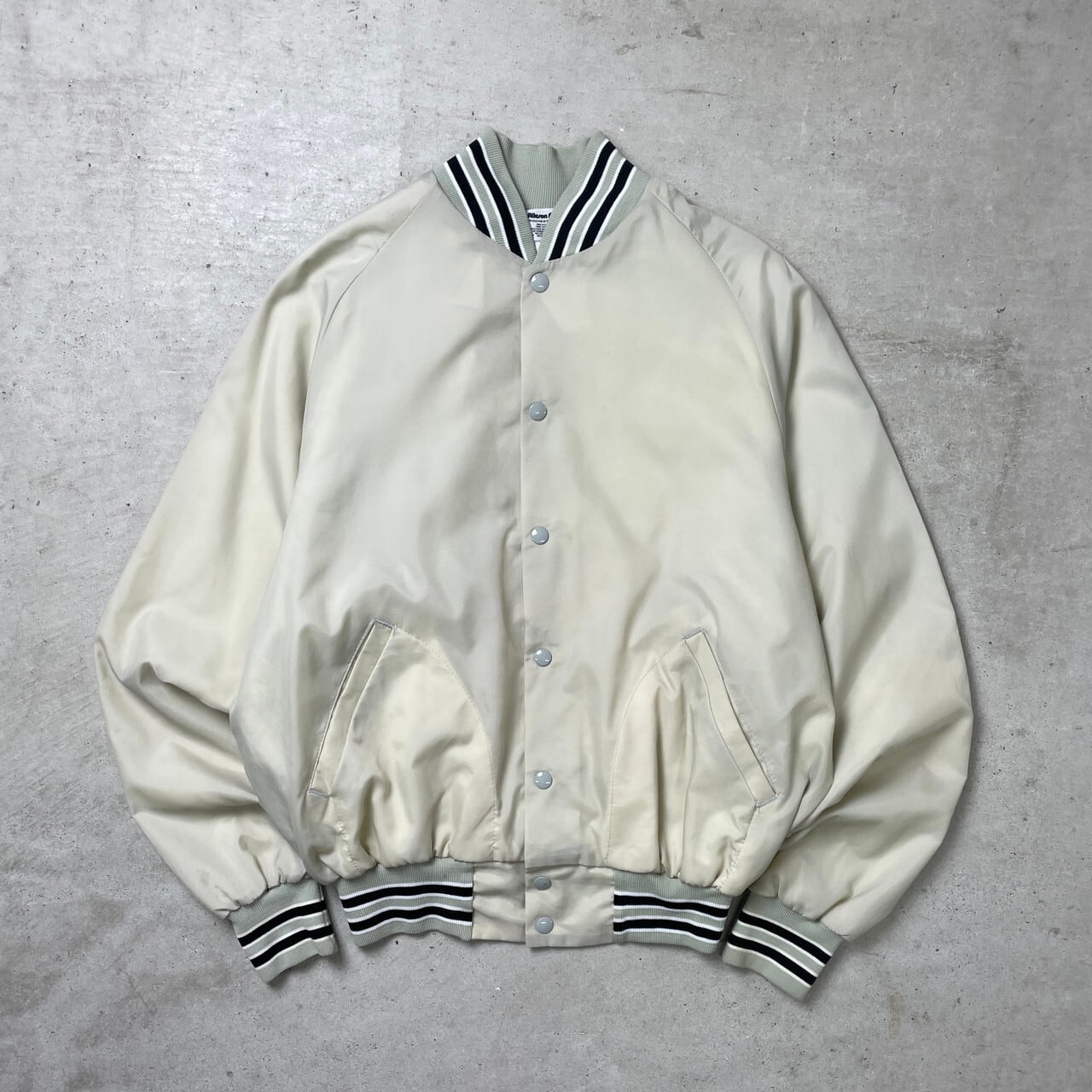 80〜90年代 USA製 ナイロンスタジャン メンズL 古着 VINTAGE 