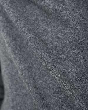 ssstein "EXTRA FINE WOOL KNIT CREW NECK LS〔GREY〕"