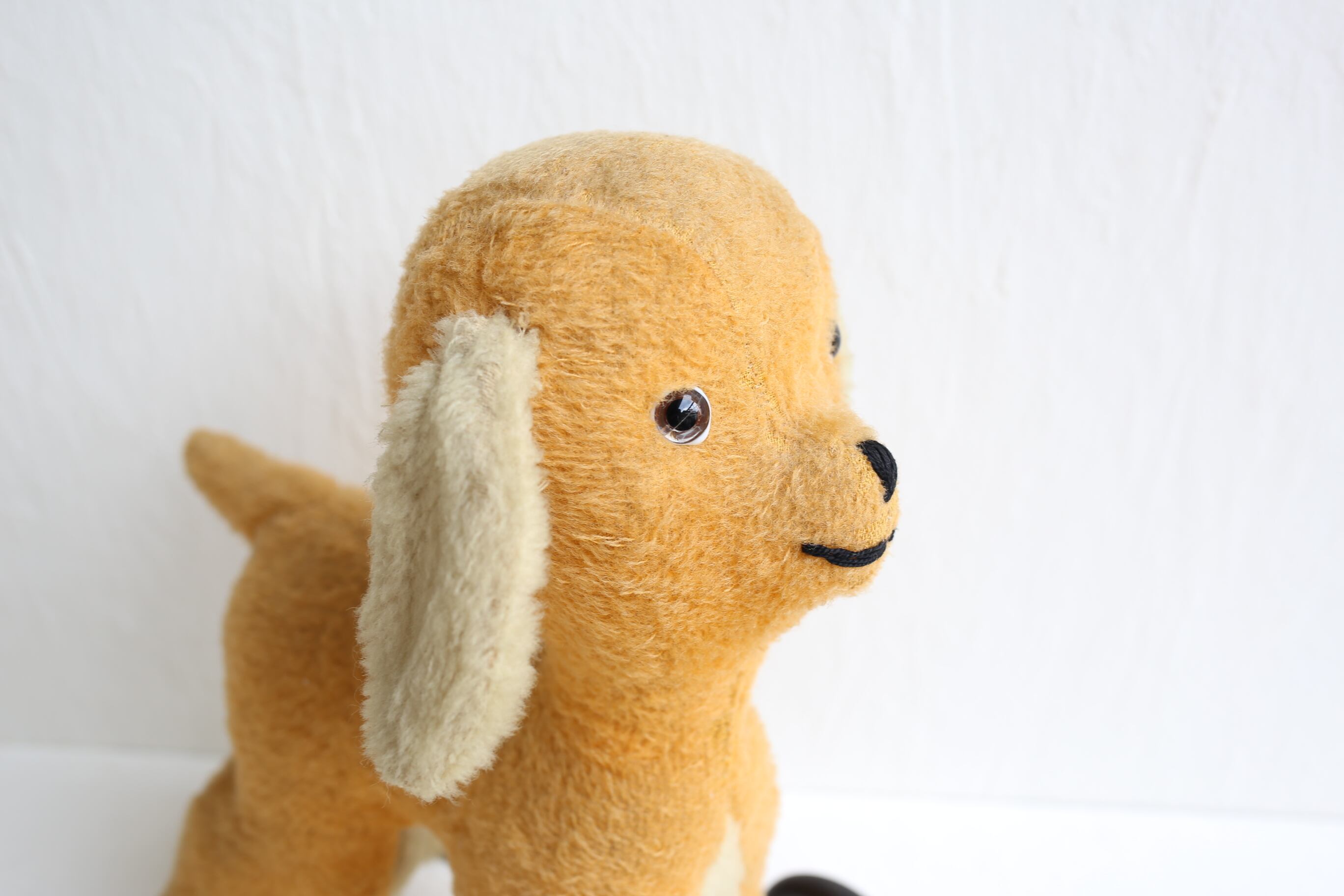 フランスアンティークプルトイ　ドッグプルトイ　ドッグトイ F00528 フランスアンティーク 古い犬の引き車 プルトイ